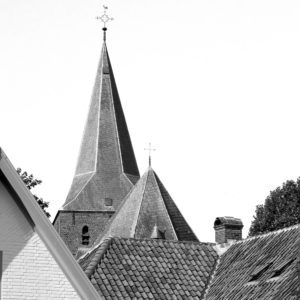 Twello, gezicht op kerk zw, p.roelofs